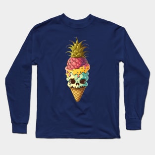 Spookcream. Icespook. Spooky Ice Cream Long Sleeve T-Shirt